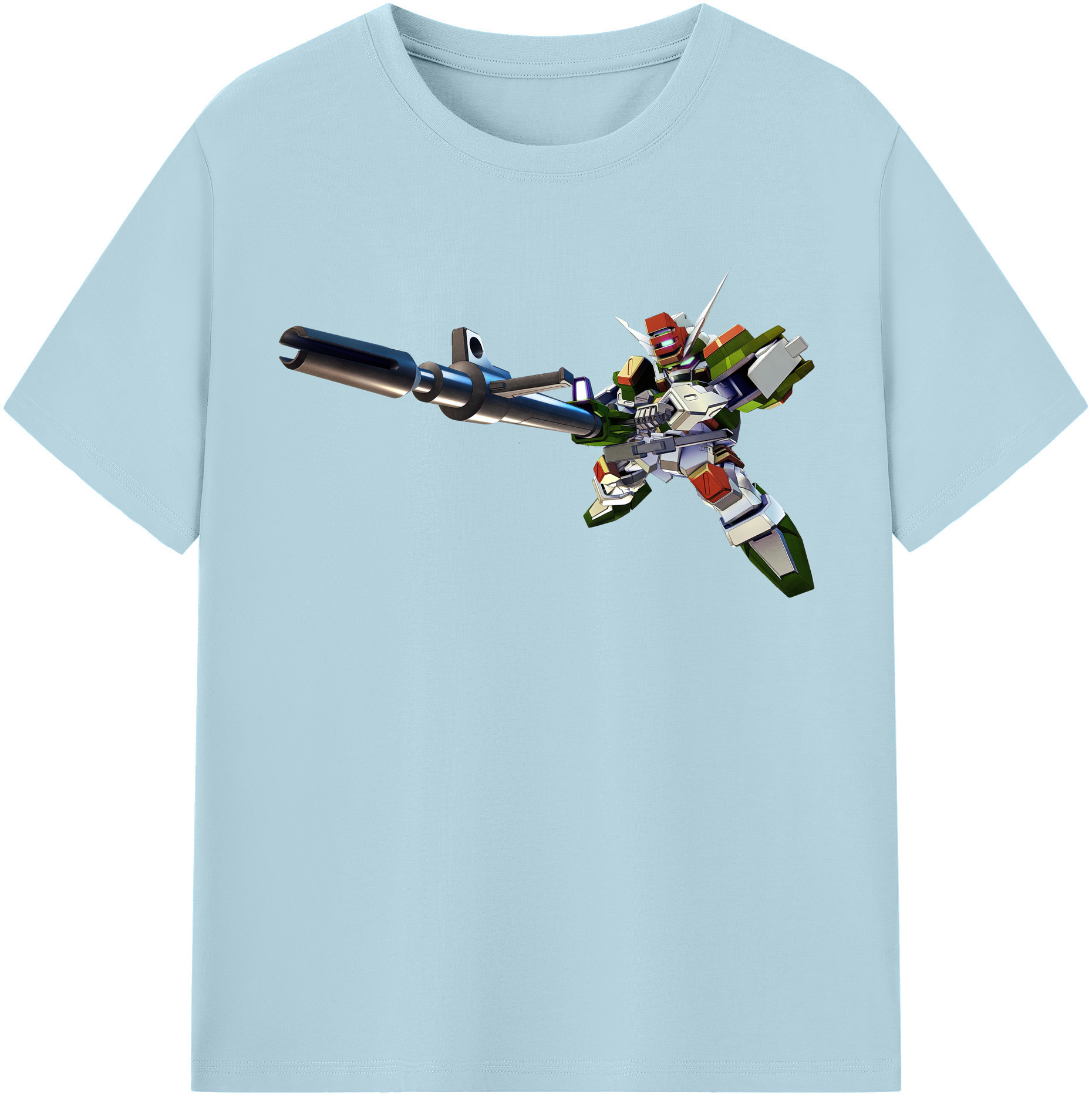 （画像用） 機動戦士ガンダム Mobile Suit Gundam 綿100％半袖Tシャツ（フロントプリント）